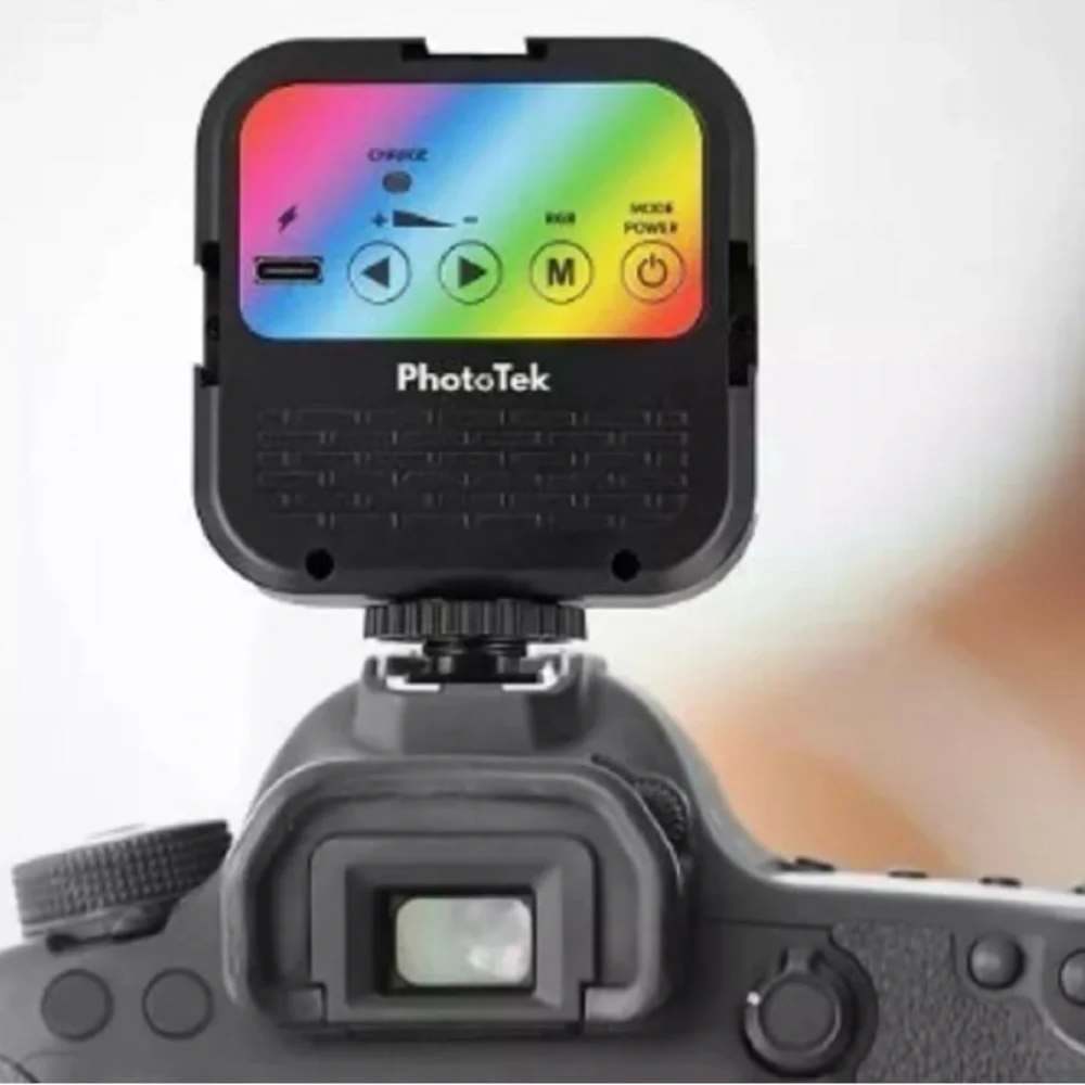 Universal Mini RGB Video Light - Black